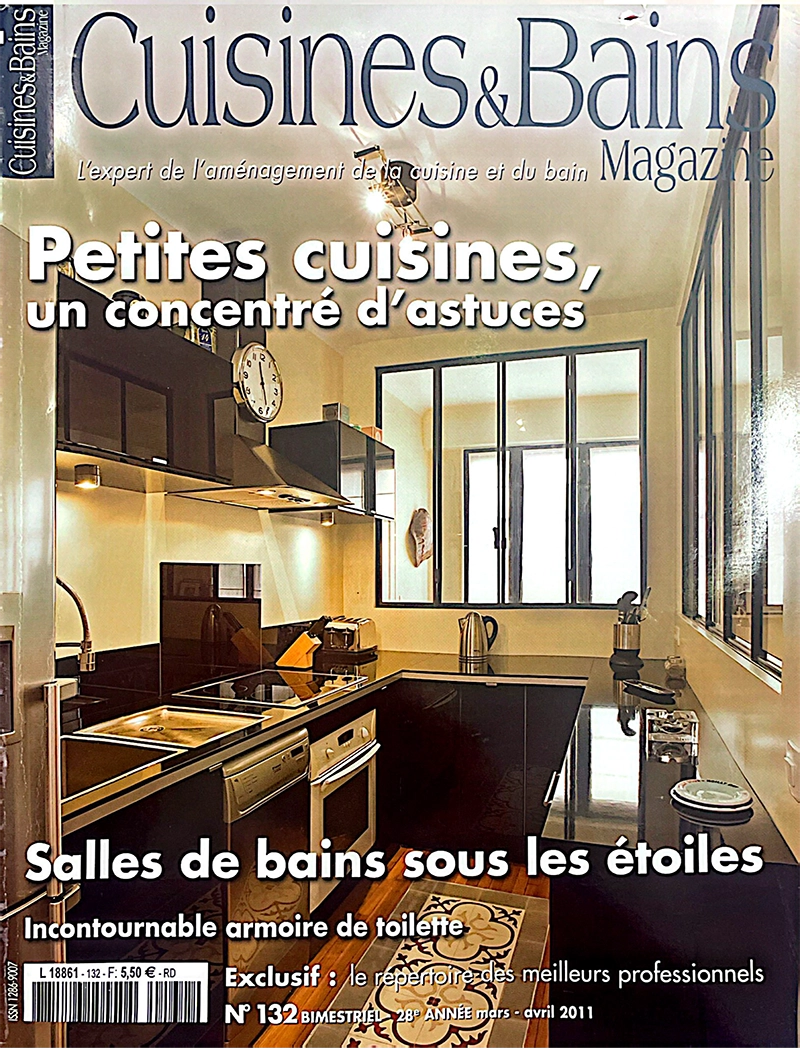 Les cuisines sur mesure Caulaincourt Cuisines dans le magazine Cuisines et bain