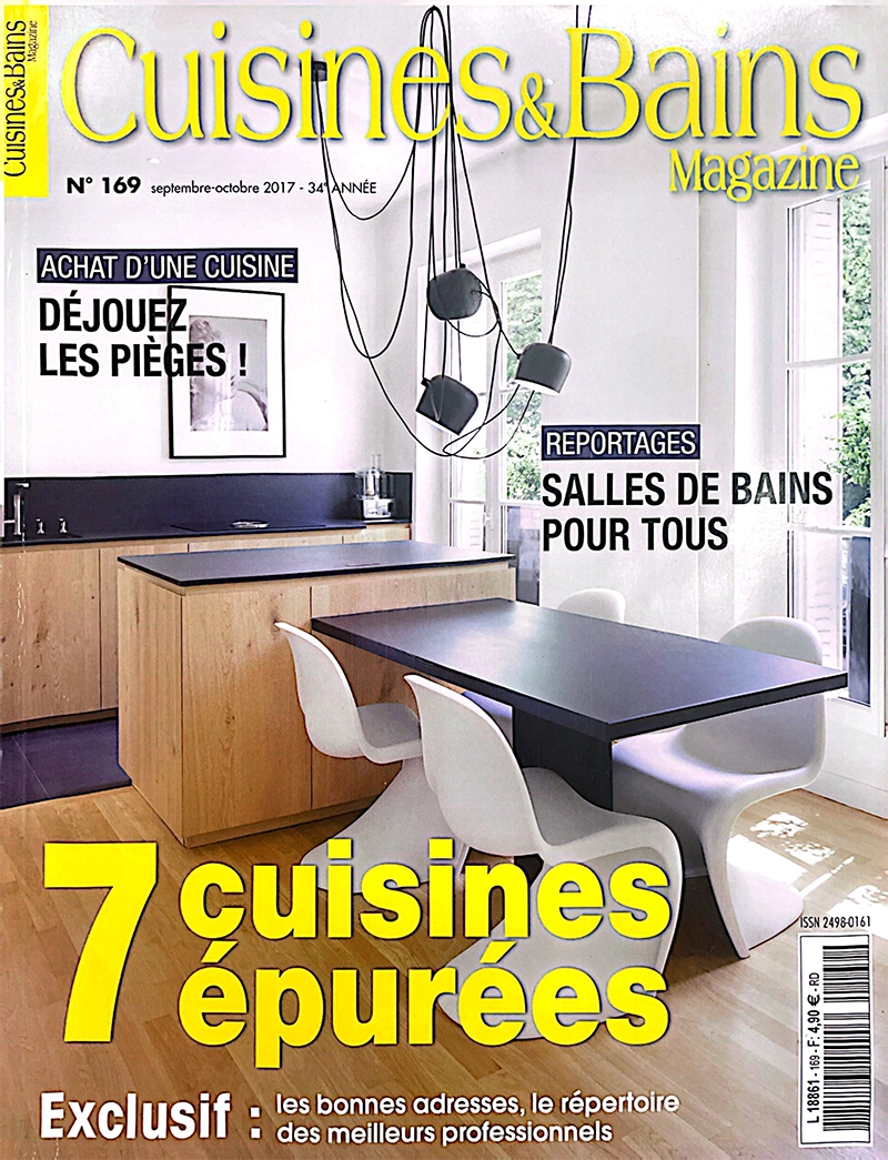 Les cuisines sur mesure Caulaincourt Cuisines dans le magazine Cuisines et bain