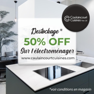 Opération de déstockage électroménagers Caulaincourt cuisines Paris 18